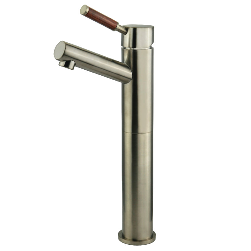 Single Hole Bathroom Faucet, Satin Nickel