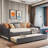 Taomi Upholstered Daybed with Light and Trundle-174515343-174515342