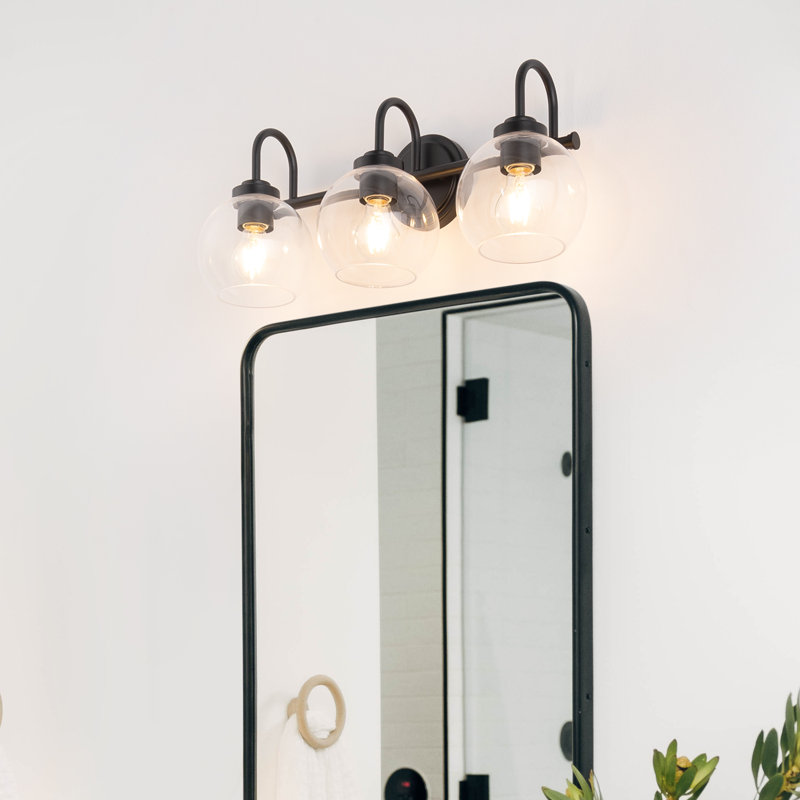 Marhill Dimmable Vanity Light, 3, Black