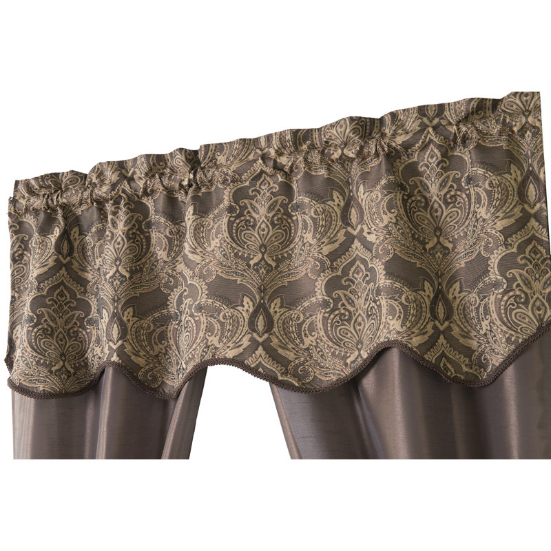 Knute Semi Sheer Sliding Panel Pair, Brown