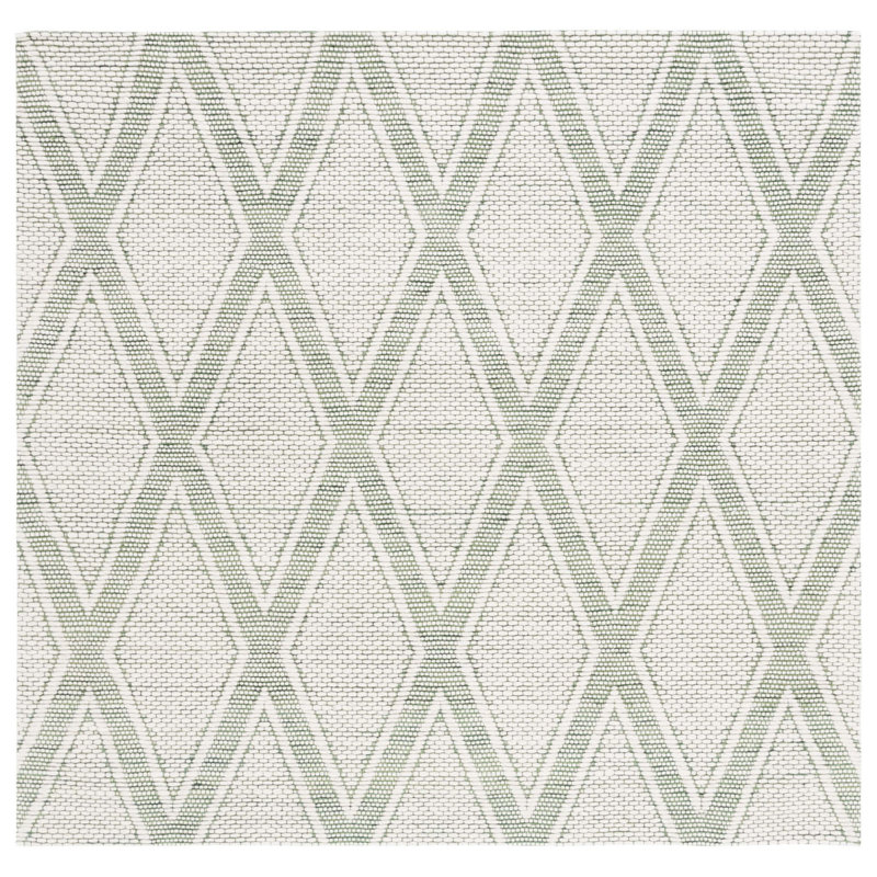Marbella Hand Woven Performance Geometric Rug, Square 6'