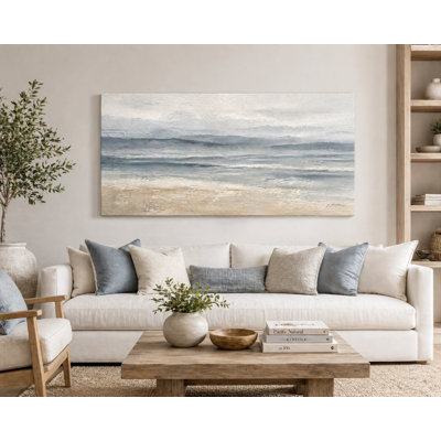 Ocean Landscape Wrapped Canvas Wall Art