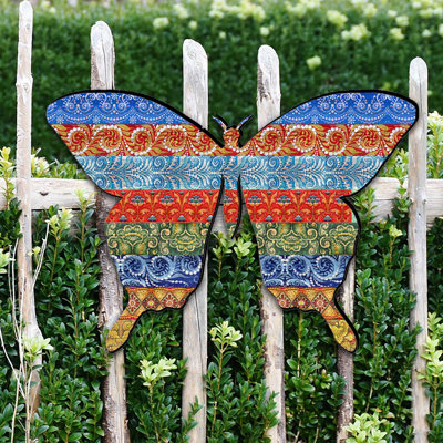 Décoration de papillon matelassé