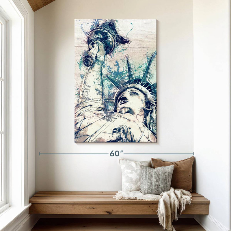 Aime Liberty NYC, 48" H x 32" W