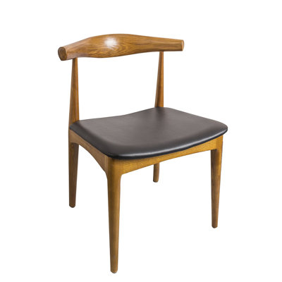 Faux Leather Upholstered Side Chair