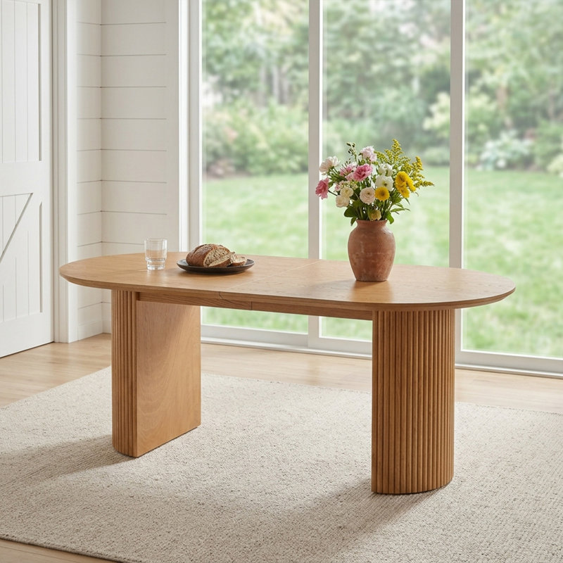 Table de salle à manger, Brun