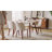 Kanalu Ergonomic Upholstered Dining Chair with Solid Wooden Tapered Legs-98582705