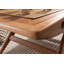 Solid Wood Cross Legs Coffee Table