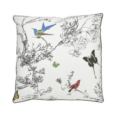 Birds & Butterflies Pillow