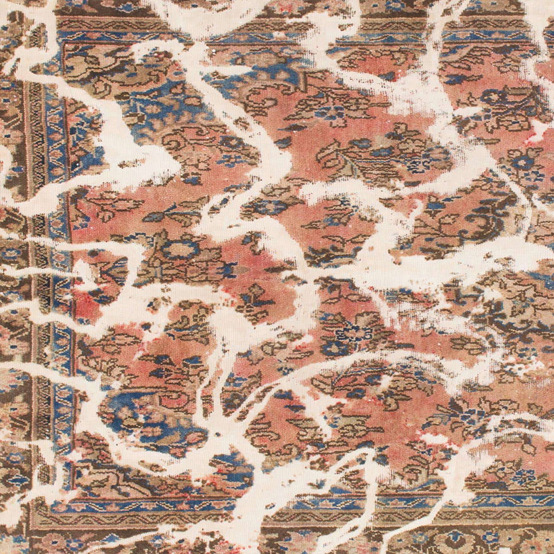 Snydertown Abstract Indoor Rug, Square 7'