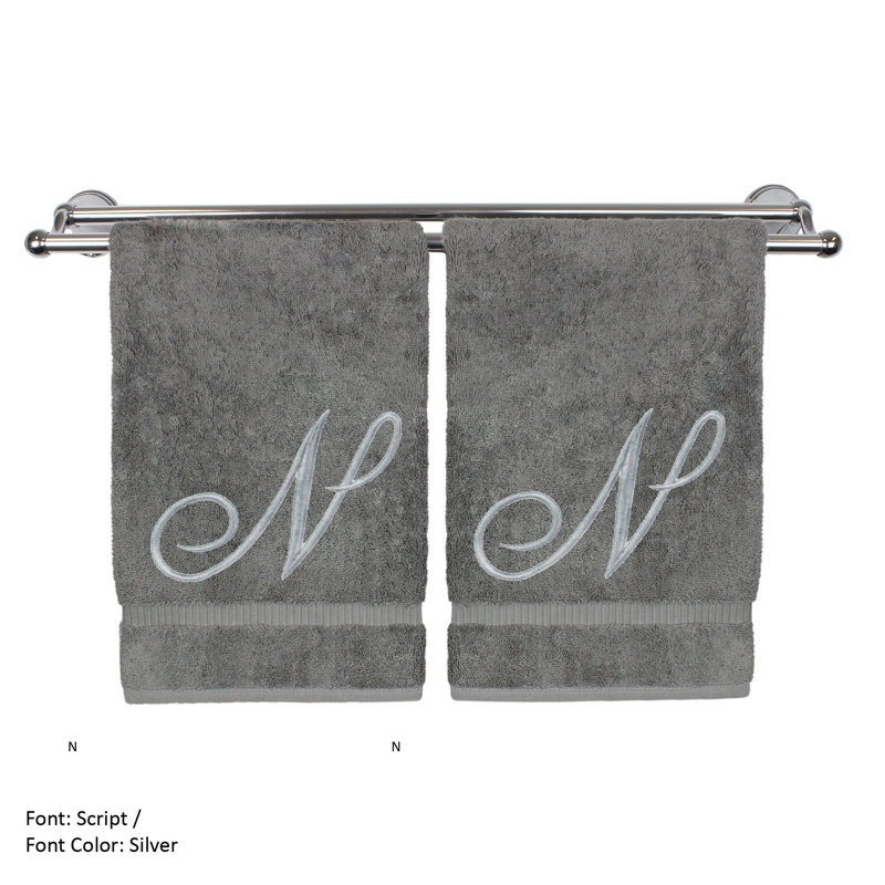 Super Plush Hand Towel, N, Gray/Silver