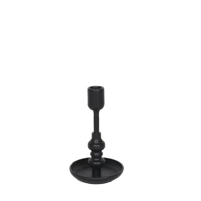 Black Metal Taper Candle Holder