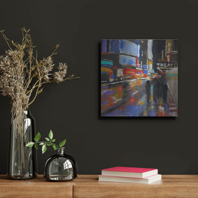 'Broadway at Night' by Solveiga, Metal Wall
