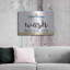 «Wash Brush Floss Flush» par August Grove® par Marla Rae, art mural en métal-978936518