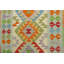 Tapis beige en laine à motif géométrique rectangulaire fait à la main 3 pi 4 po x 4 pi 10 po Kemontez
