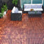 20 tuiles de terrasse emboîtables à motif rayé-113414420