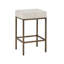 Montclair Upholstered Stool with Metal Frame