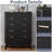 Fluted 5 Drawers Dresser-1596646179