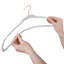 Rebrilliant - Paquet de 50 cintres en velours minces dorés - blanc-234953717-234953712