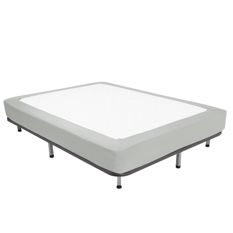 Housse à sommier, Simple/Simple TG, Gris clair