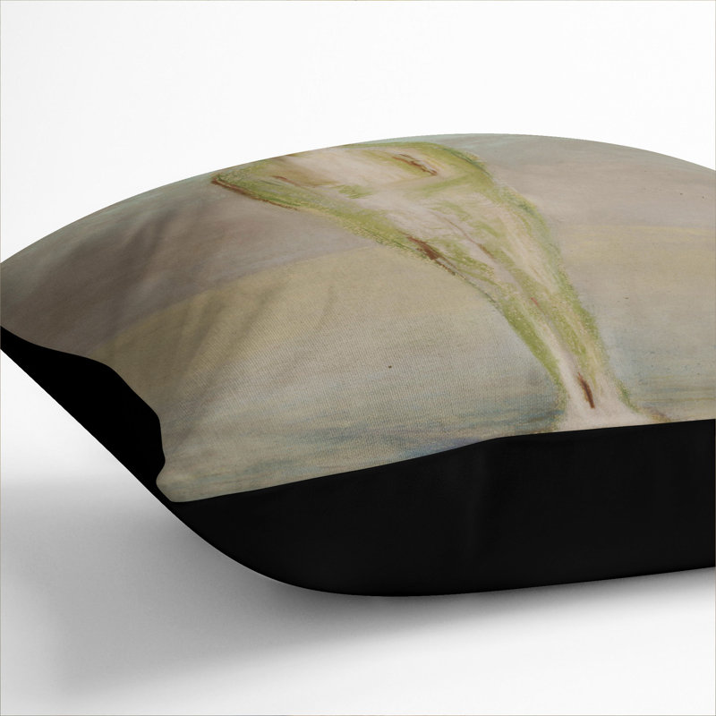 Square Throw Cushion, 40cm H x 40cm W x 15cm D, Black