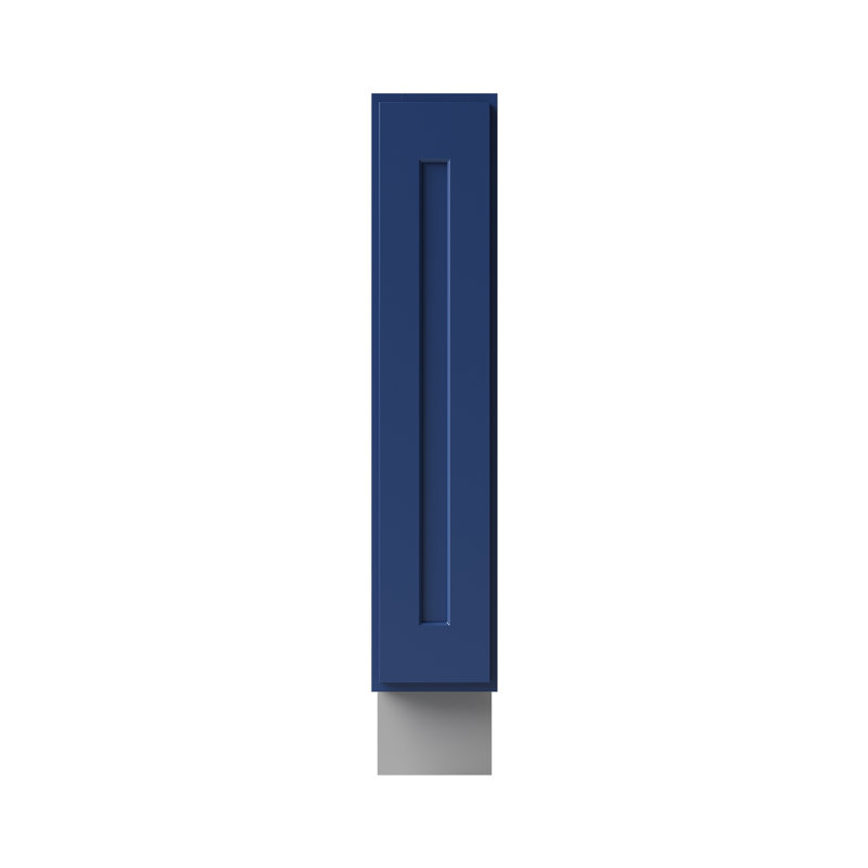 Armoire à épices Base, 6" W x 34.5" H x 24" D, Shaker bleu