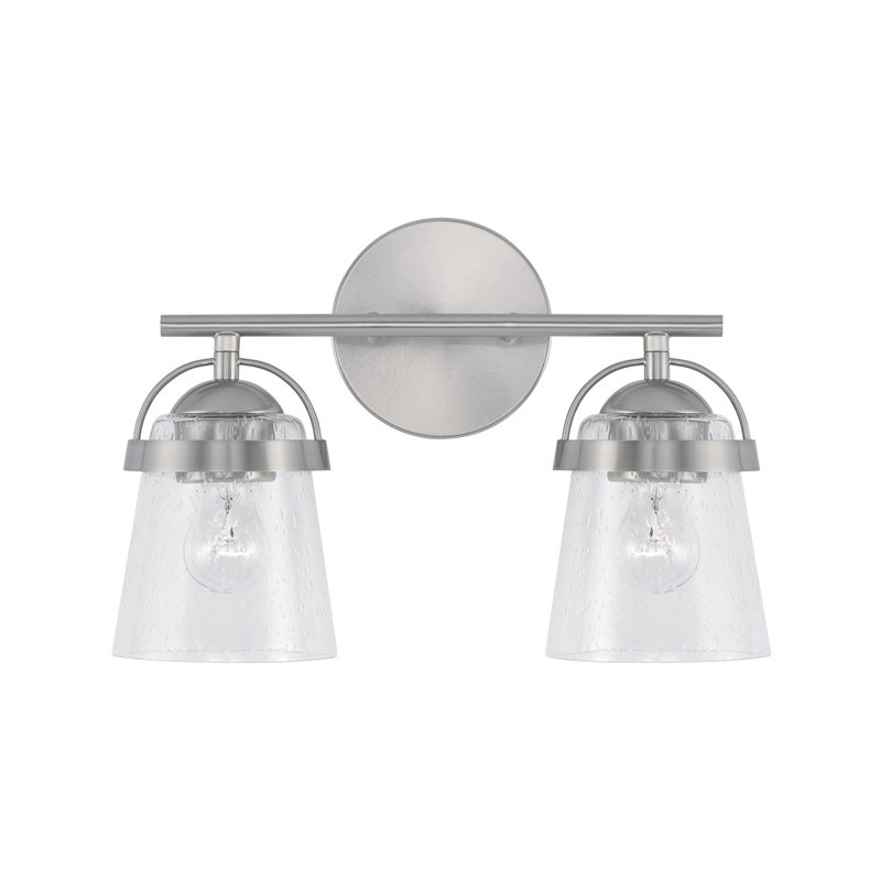 Lenhart 2 - Light Dimmable Vanity Light, Brushed Nickel