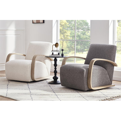 Oak Swivel Armchair