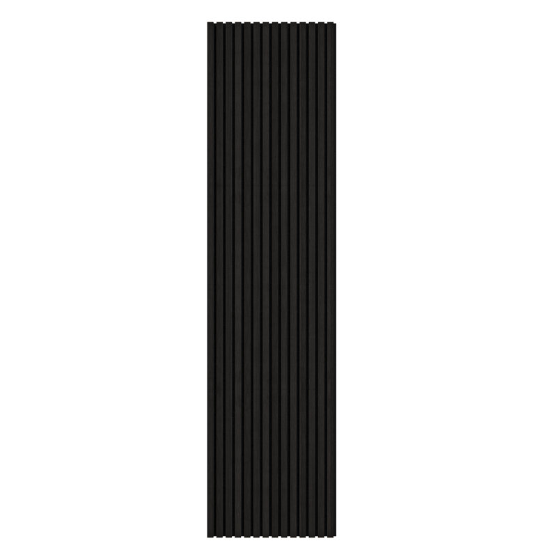 94" L x 24" W Acoustic Wood Wall Paneling, Decorative Soundproof Panels for Walls and Ceilings, 3D Slat Wood Wall Panels