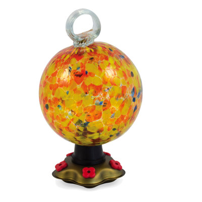 Mangeoire à colibri en verre recyclé
