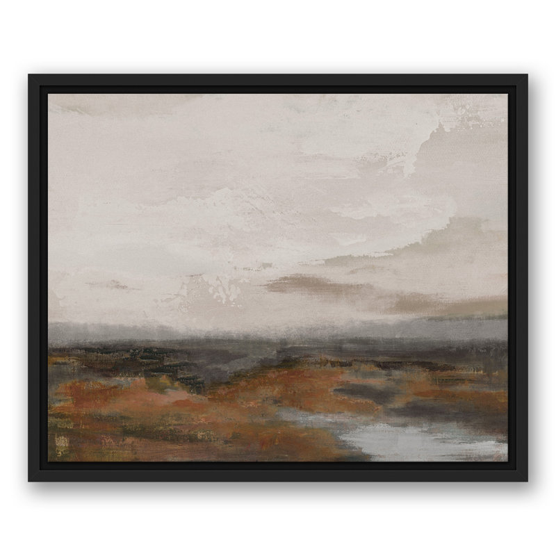 Rouille rouillée, reproduction sur toile, H 17,75 po x l 21,75 po x P 1,75 po, Cadre flottant