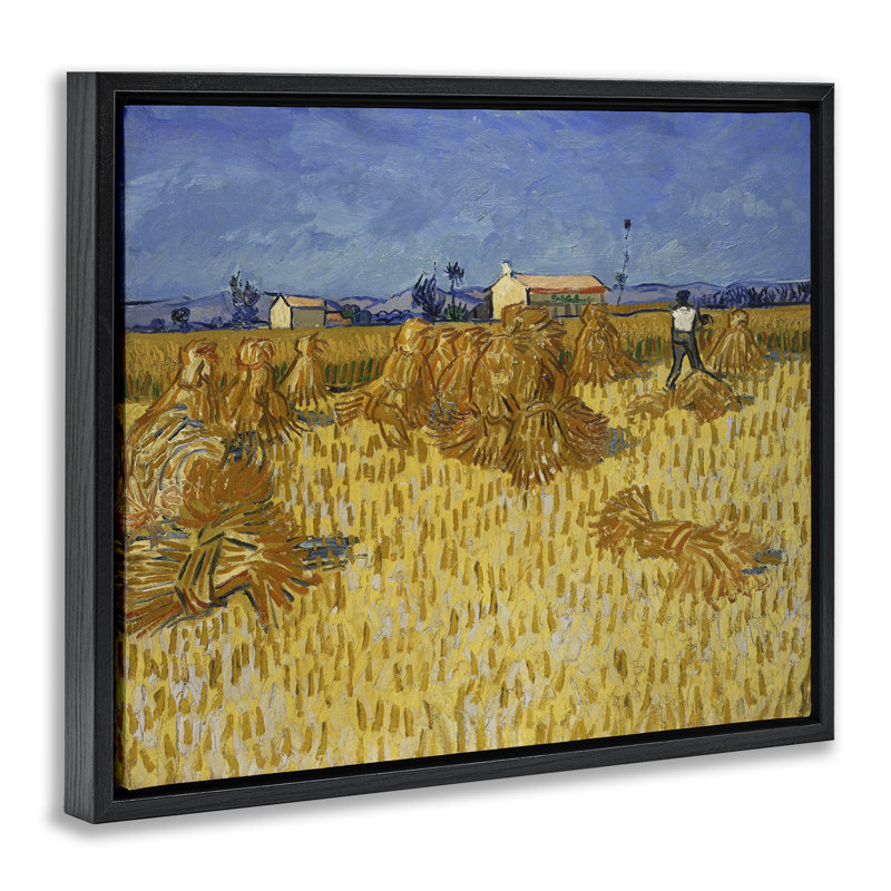 Art mural sur toile Van Gogh, H 25 po x l 31 po, Noir, noir, noir, noir