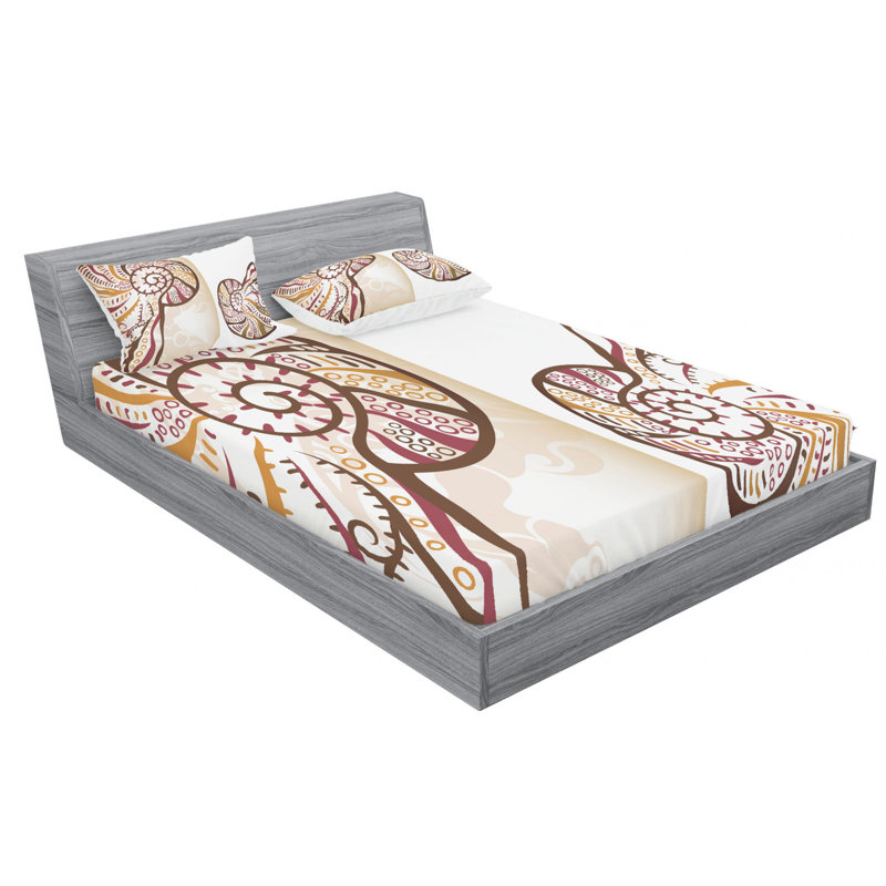 Microfiber Sheet Set, Queen Sheet Set with Fitted Sheet