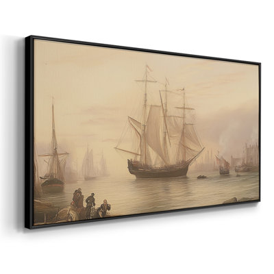 Nautical Series-CLXI- Framed Gallery Wrapped Canvas -Ready to Hang