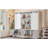The multifunctional entryway cabinet features sliding rails for ample storage space, cleverly combining a storage unit with a tree-shaped entryway design. Ideal for living rooms and hallways,White-301034661
