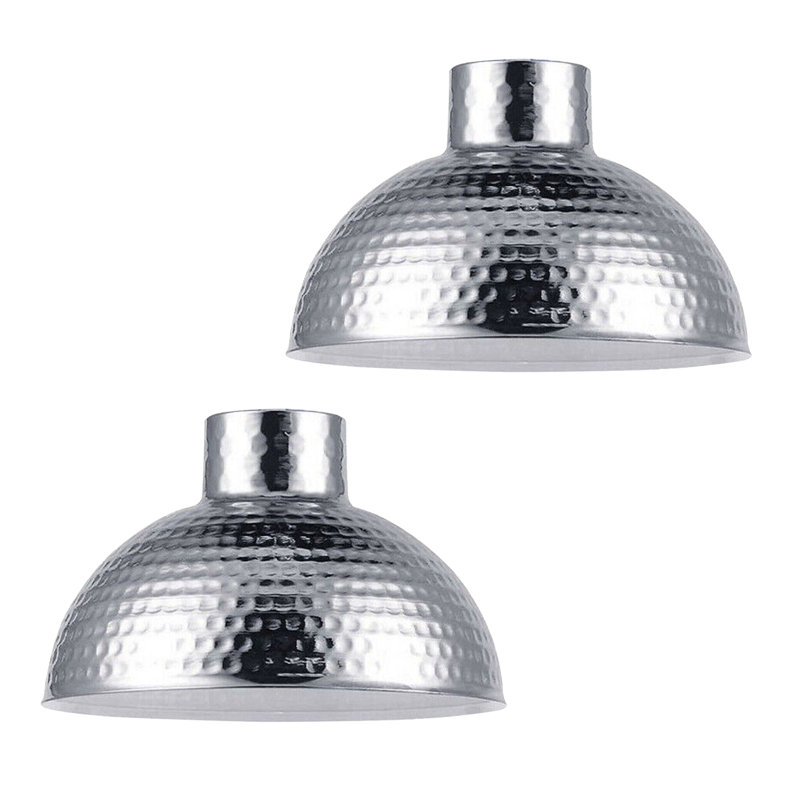 Atreal 16.5cm H Metal Bowl Pendant Shade ( Screw On ), Chrome
