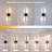 28 In. 1-light Black Led Wall Sconces, Dimmable Wireless Wall Light, Removable Battery Compartment, 350°rotate, (2-pack)-721365073
