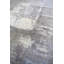 Tapis gris en laine et soie tissés à la main