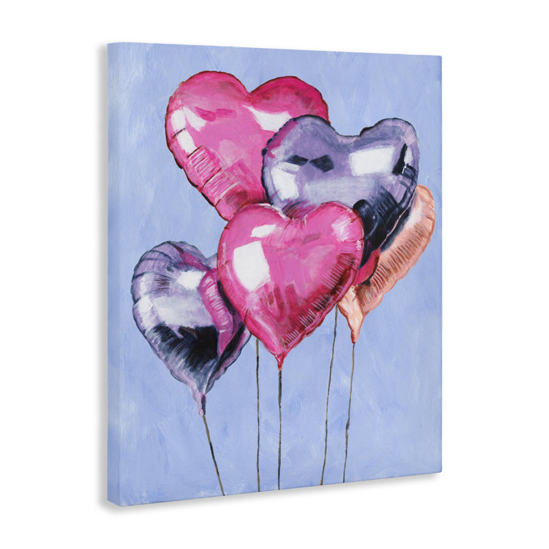 «Heart Ballons Celebration», conception par Michael Willett, H 20 po x l 16 po