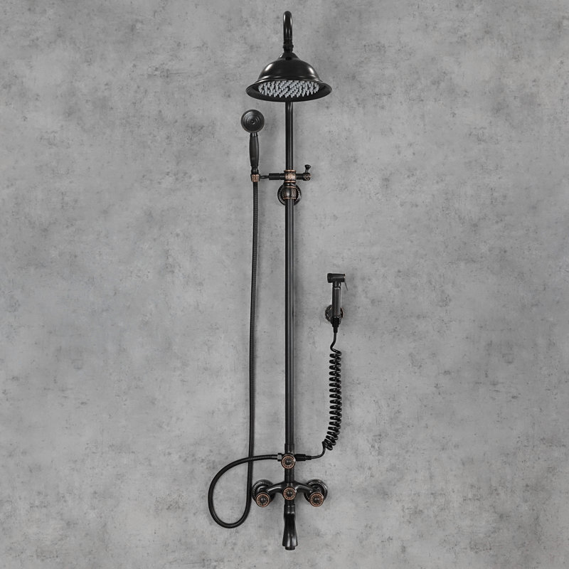 Mccall Mixer Shower with Dual Shower Head