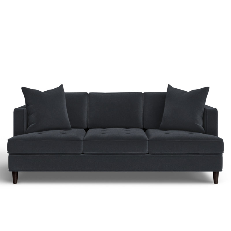 Upholstered 84'' Sofa, Gypsy Navy Performance Microfiber