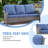 Tommy Polyethylene (PE) Wicker 5 - Person Seating Group with Cushions-1959454905-1959454902