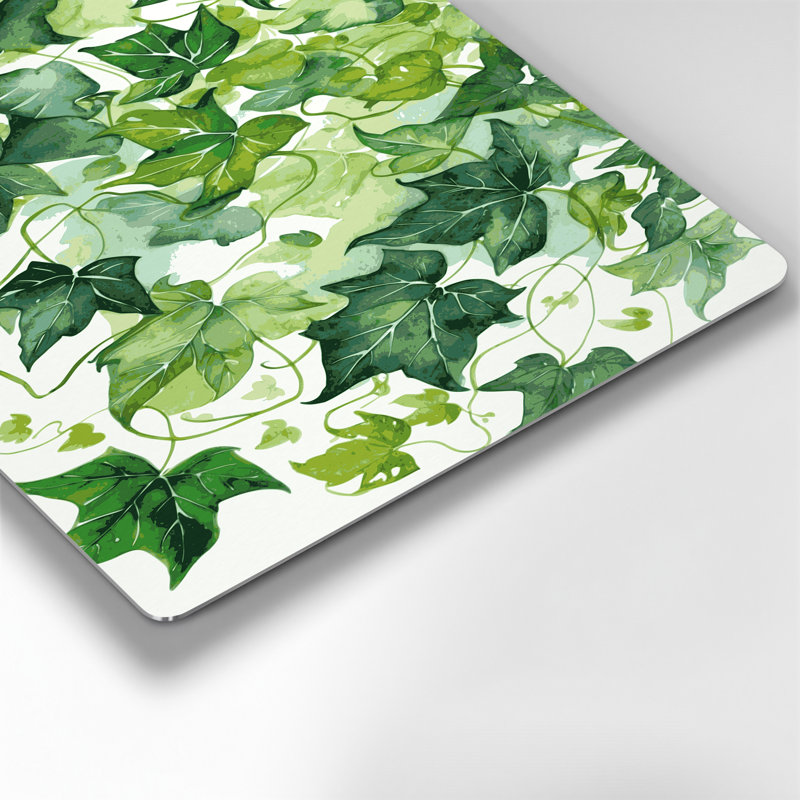 Art mural en métal Botanical Ivy Green, H 8 po x l 10 po