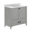 Meuble-lavabo de salle de bain avec lavabo encastré, armoire et tiroir-914267742-921045759
