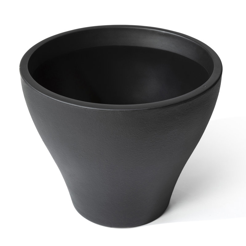 Fernway Self-Watering Plastic Planter, 2, Black