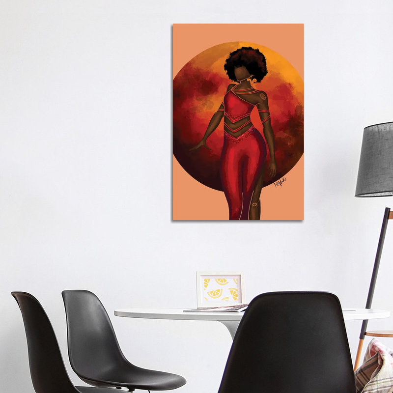 Aries by Colored Afros Art - Wrapped Canvas Print, 101.6 cm H x 66.04 cm W x 1.91 cm D