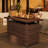 44" Propane Fire Pit Table, 2-in-1 Outdoor Gas Fire Pit with Lid, 50,000 BTU, CSA Certified, Rattan & Woodgrain Design-173382272