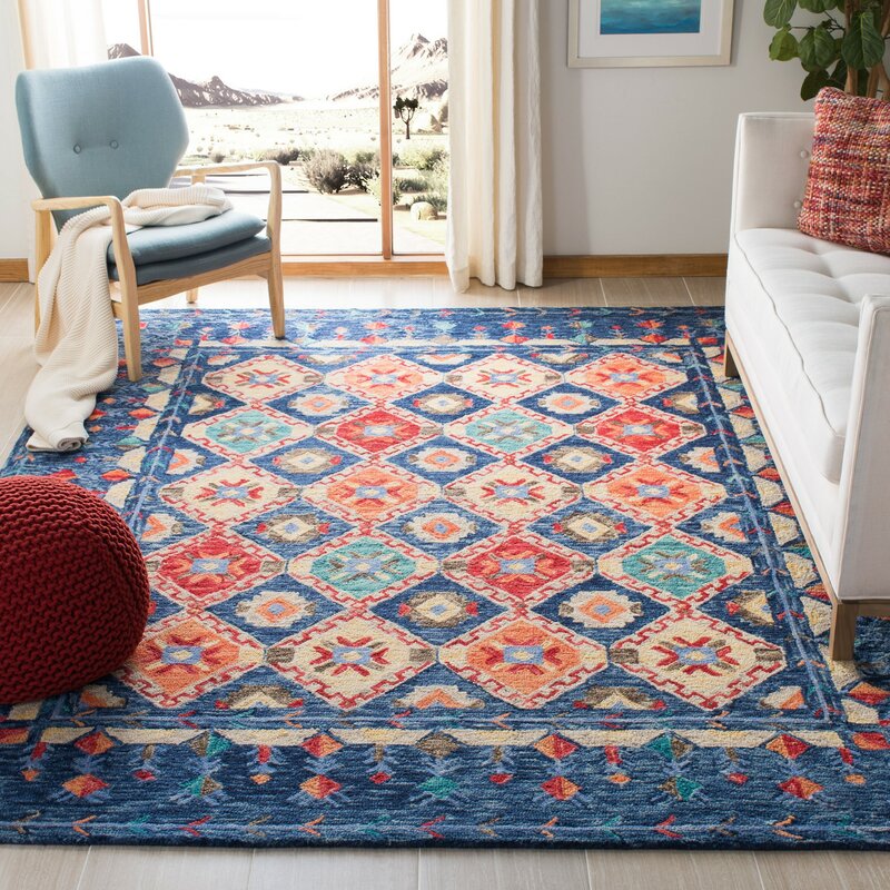 Bungalow Rose Vahakn Hand Tufted Wool Rug & Reviews | Wayfair