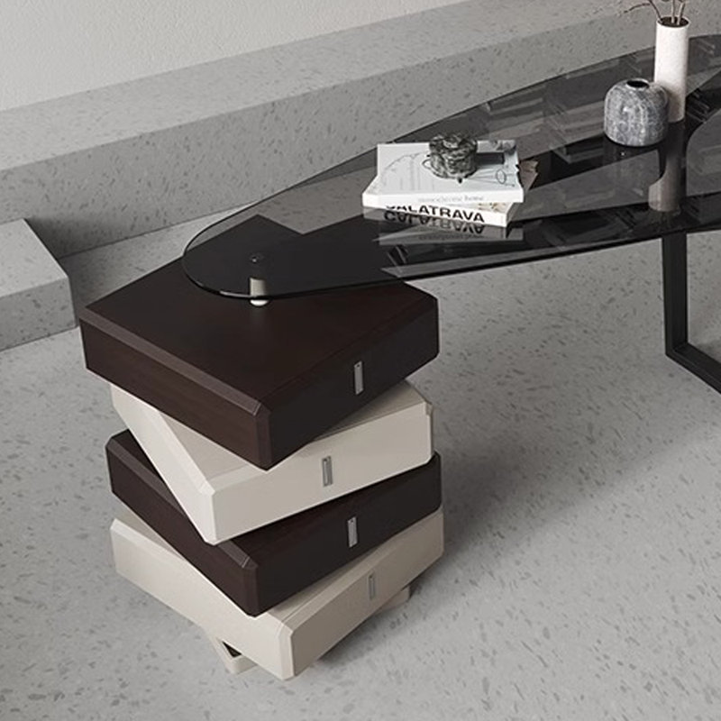 Bureau d'écriture à quatre tiroirs Advanced Creative Design, H 29,52 po x l 70,86 po x P 29,52 po