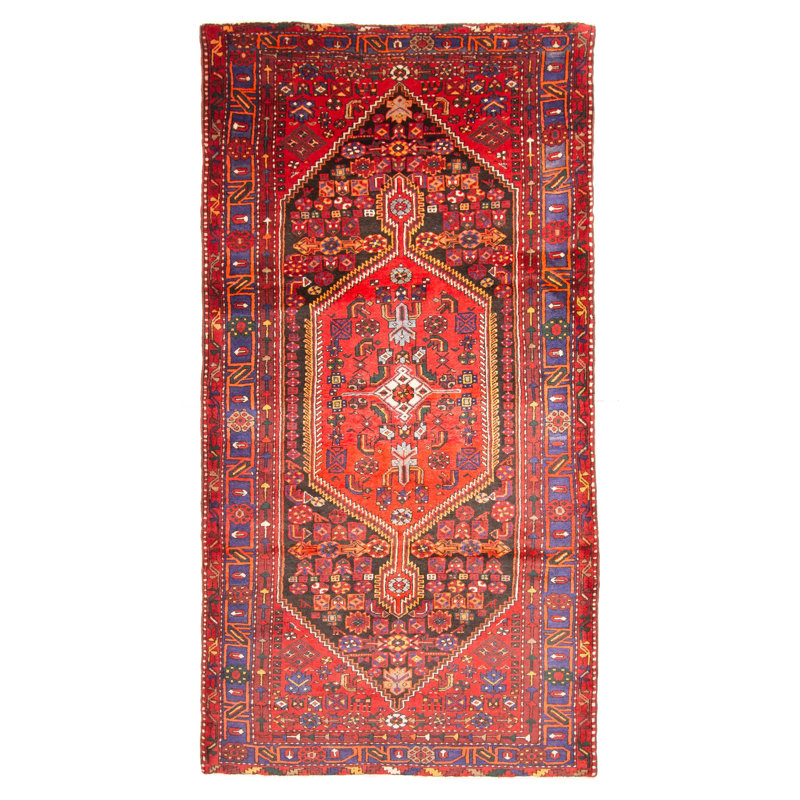 Tapis noir Anadol 4 pi 8 po x 9 pi 1 po